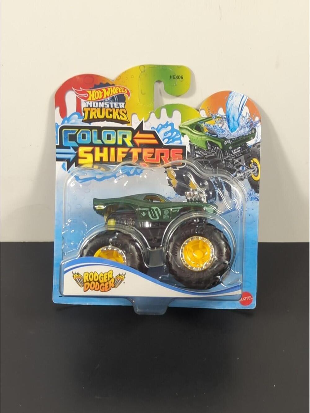 Hot Wheels Monster Trucks Color Shifters Rodger Dodger